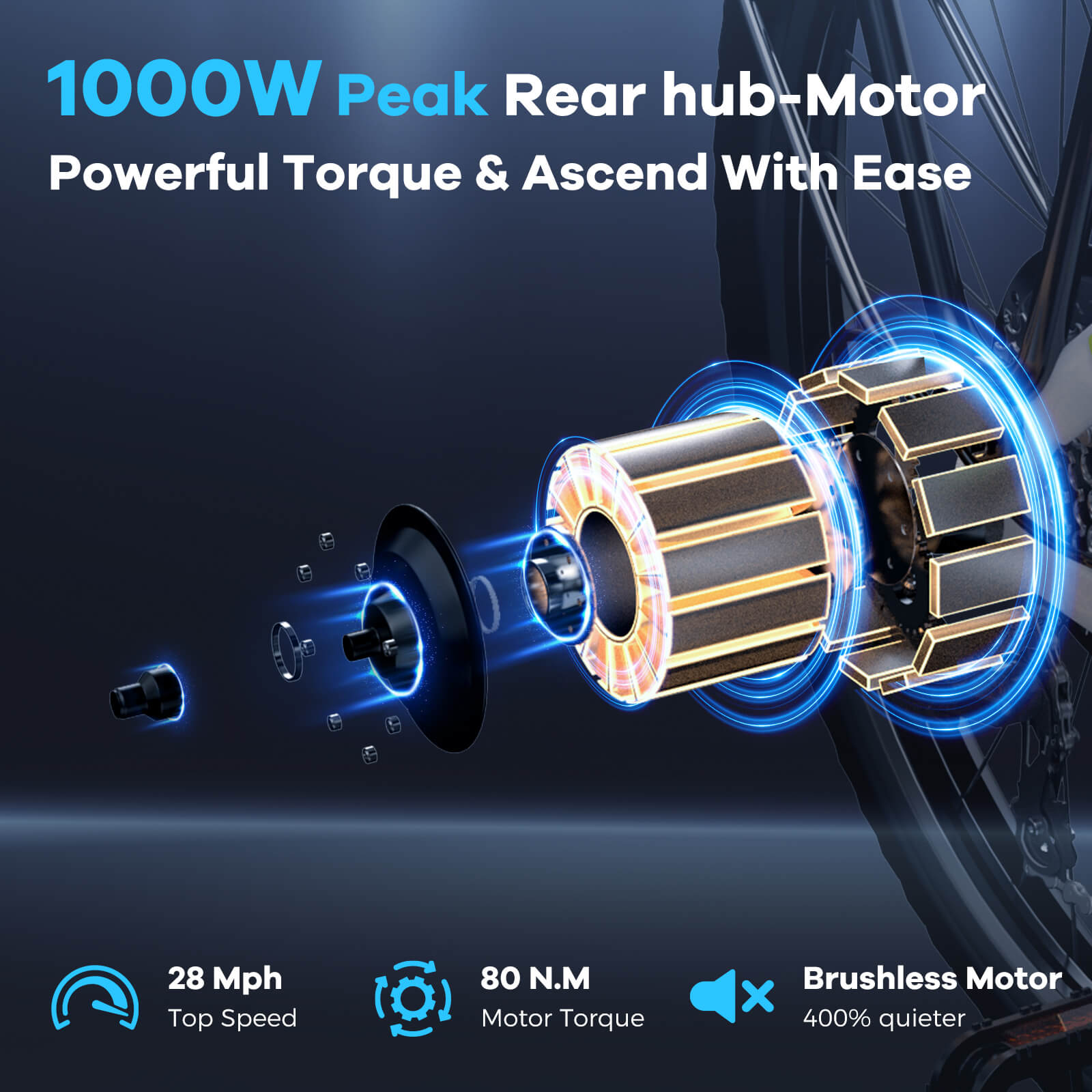 EK7 48V25AH 80 Miles 28MPH